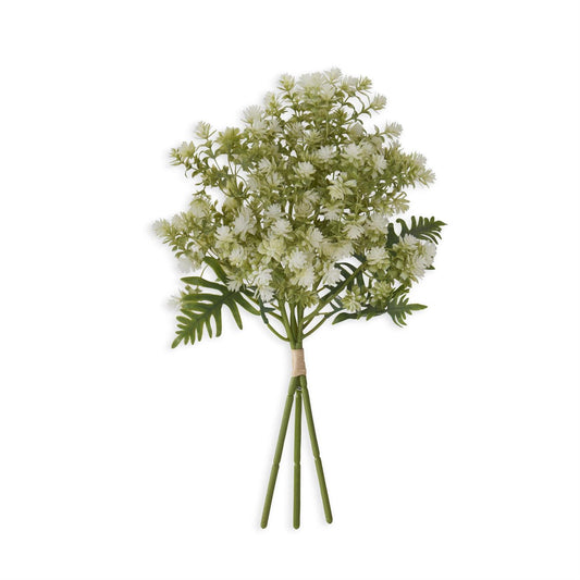 White Wild Flower Bundle (3 Stem) - 15"