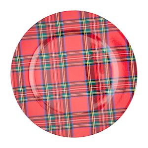 Tartan Plaid Charger