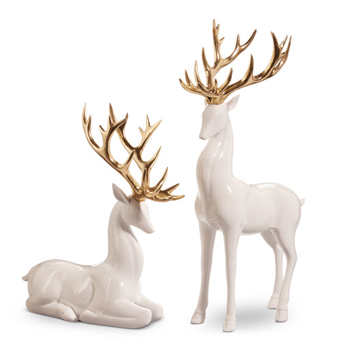 White an Gold Deer - 2 styles