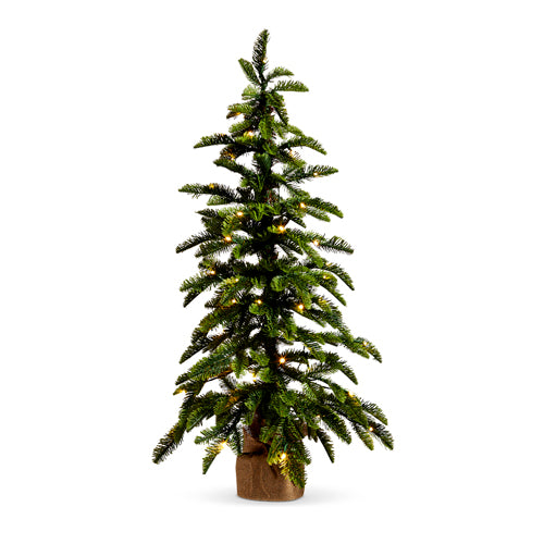 Lighted Pine Tree in Bag - 28in