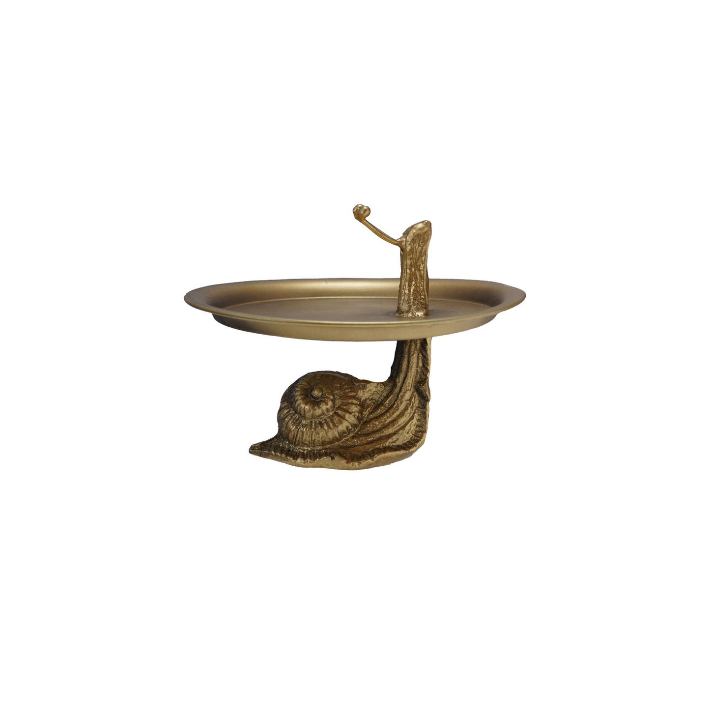 Gold Metal Snail Tray