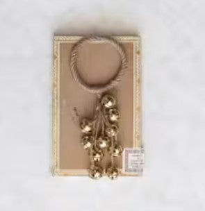 Jute Rope Door Hanger W/Jingle Bells