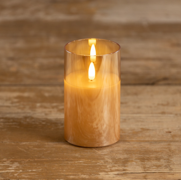 Champagne Flameless Candle