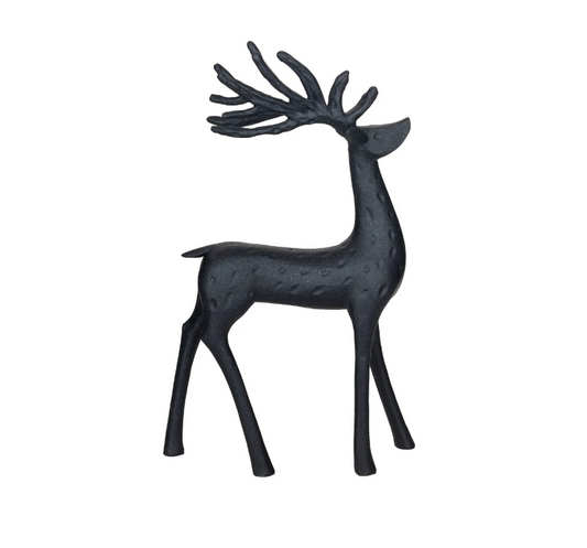 Black Resin Deer - Small