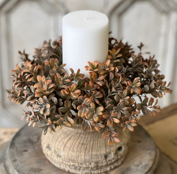 Byway Leaves Candle Ring