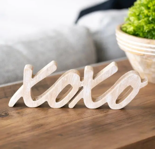 XOXO Wood Cut Out