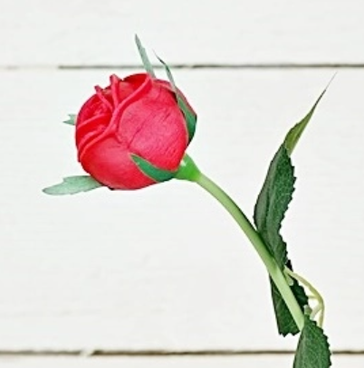 Red Real Touch Mini Rose