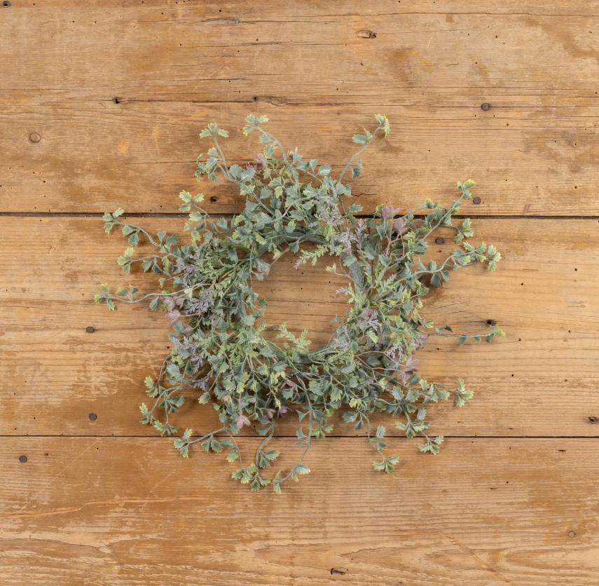 Wild Celery & Helleborus Candle Ring