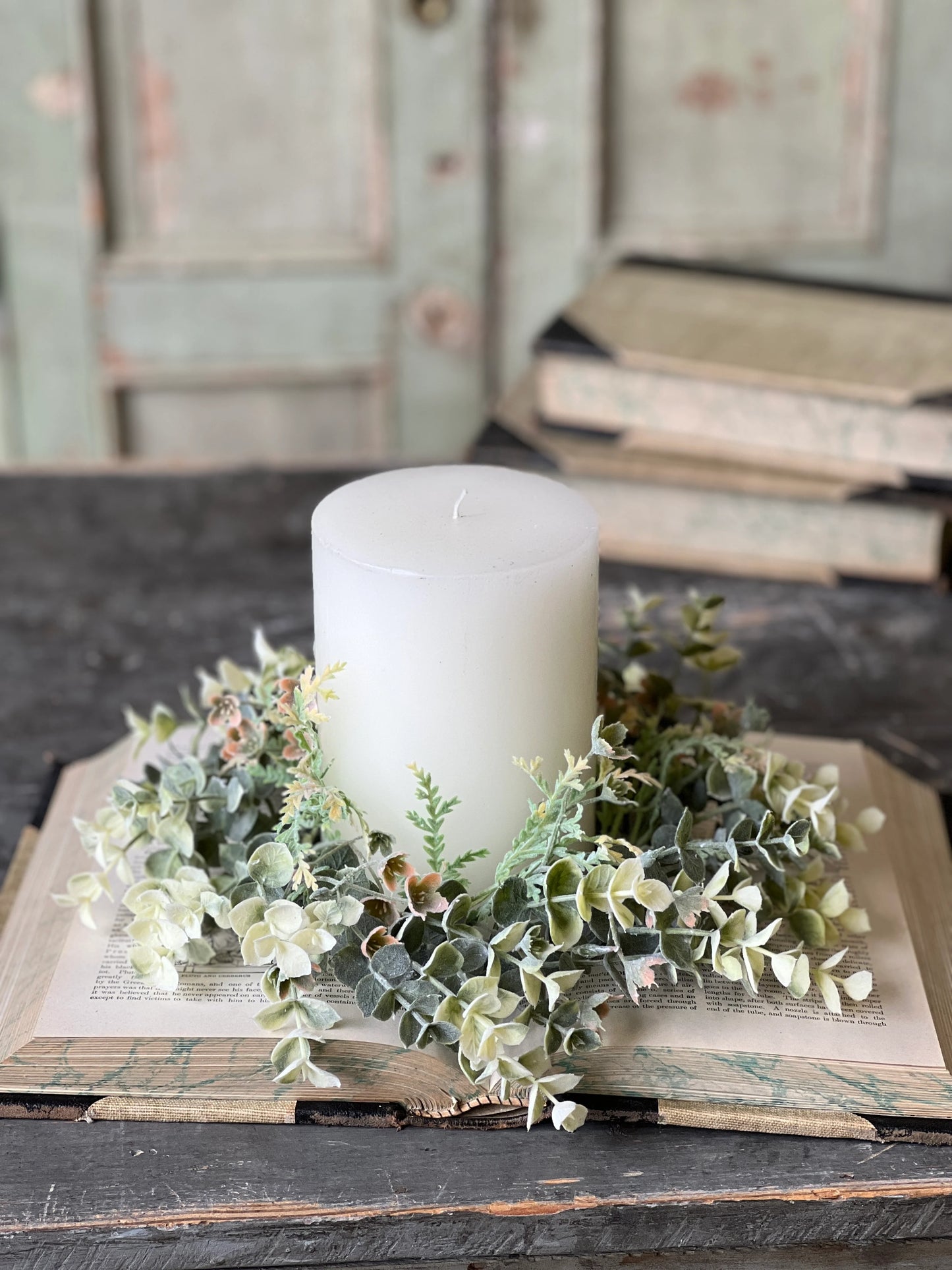 Adair Eucalyptus Candle Ring