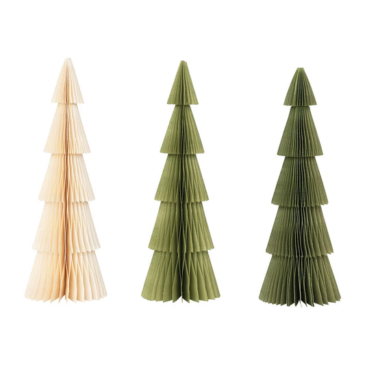 Paper Honeycomb Tree, 3 Colors