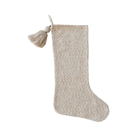 Gold Sequins Stocking