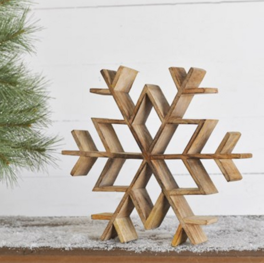 Wood Snowflake - Medium