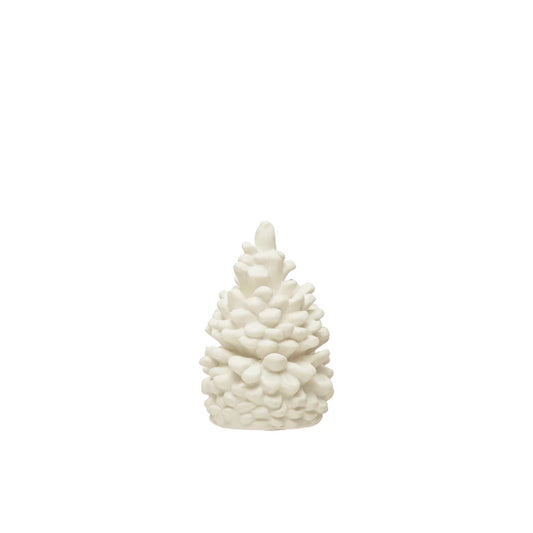 Short White Pinecone